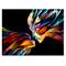 Designart - Kissing Minds Graphic Art - Abstract Canvas Art Print